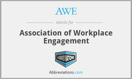 AWE - Association of Workplace Engagement
