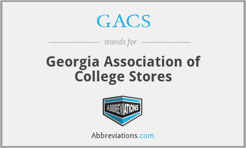 GACS - Georgia Association of College Stores