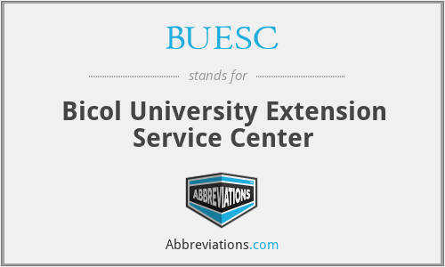 BUESC - Bicol University Extension Service Center