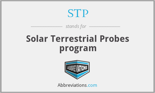 STP - Solar Terrestrial Probes program