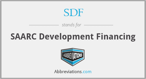 SDF - SAARC Development Financing