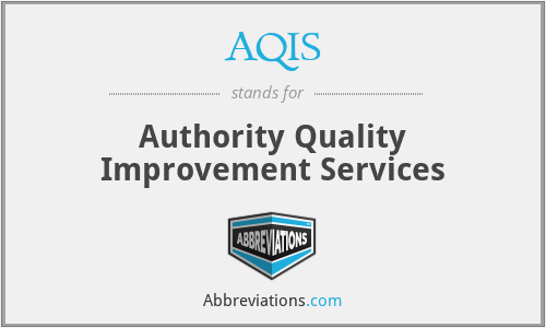 AQIS - Authority Quality Improvement Services