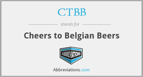 CTBB - Cheers to Belgian Beers