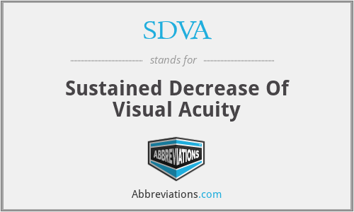 SDVA - Sustained Decrease Of Visual Acuity