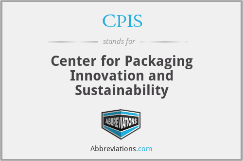 CPIS - Center for Packaging Innovation and Sustainability