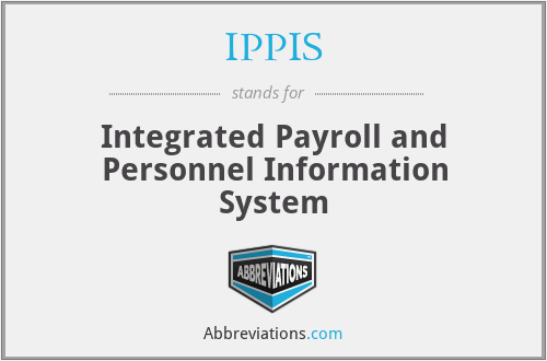 IPPIS - Integrated Payroll and Personnel Information System