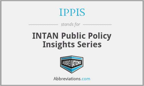 IPPIS - INTAN Public Policy Insights Series