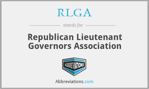 RLGA - Republican Lieutenant Governors Association