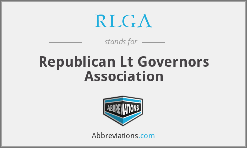 RLGA - Republican Lt Governors Association