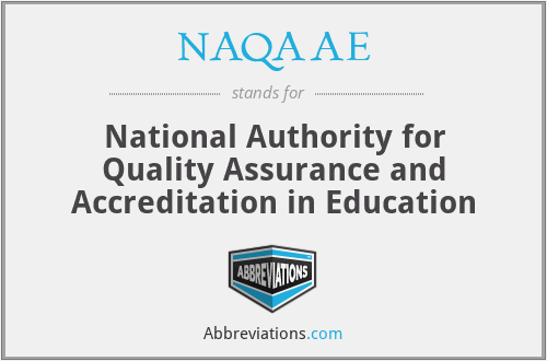 NAQAAE - National Authority for Quality Assurance and Accreditation in Education