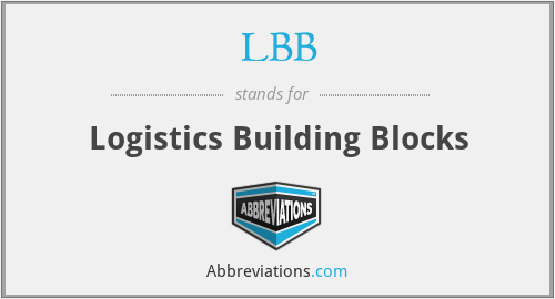 LBB - Logistics Building Blocks
