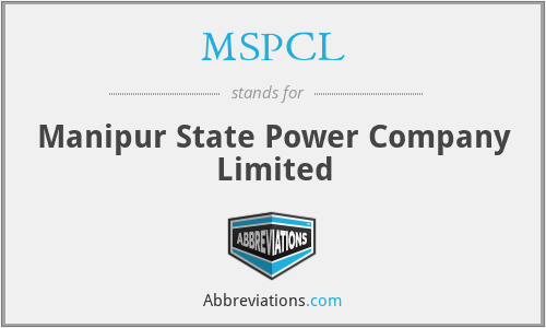 MSPCL - Manipur State Power Company Limited