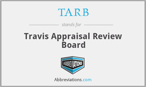TARB - Travis Appraisal Review Board