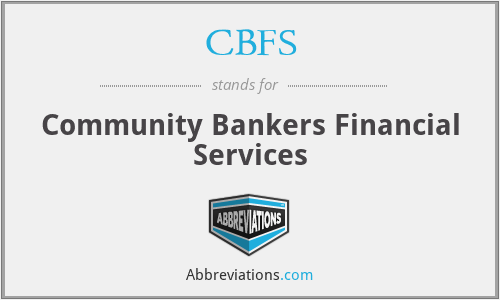 CBFS - Community Bankers Financial Services