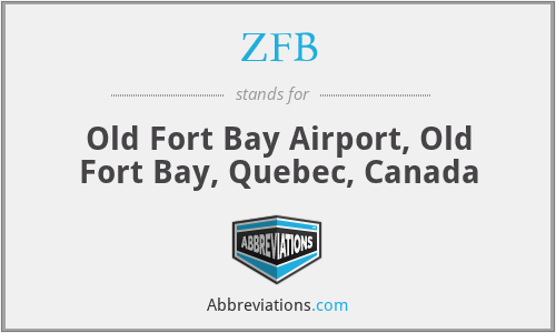 ZFB - Old Fort Bay Airport, Old Fort Bay, Quebec, Canada