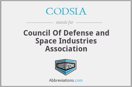 CODSIA - Council Of Defense and Space Industries Association