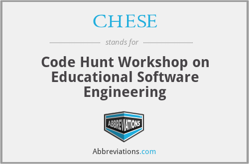 CHESE - Code Hunt Workshop on Educational Software Engineering