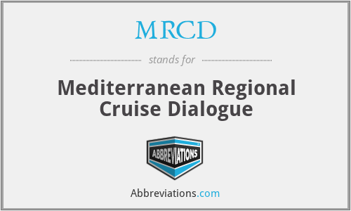 MRCD - Mediterranean Regional Cruise Dialogue