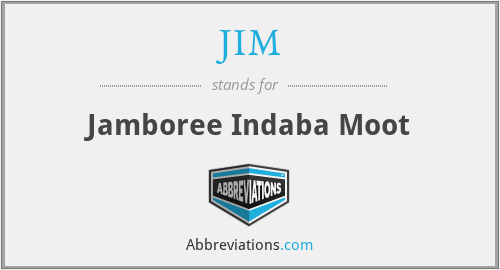 JIM - Jamboree Indaba Moot