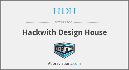 HDH - Hackwith Design House