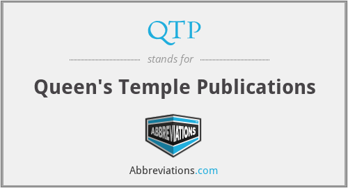 QTP - Queen's Temple Publications
