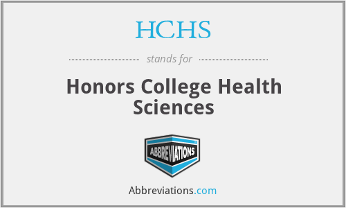 HCHS - Honors College Health Sciences