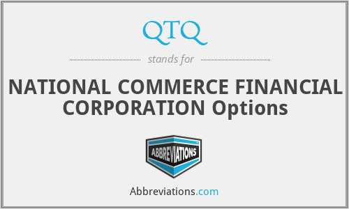 QTQ - NATIONAL COMMERCE FINANCIAL CORPORATION Options