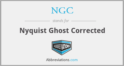 NGC - Nyquist Ghost Corrected