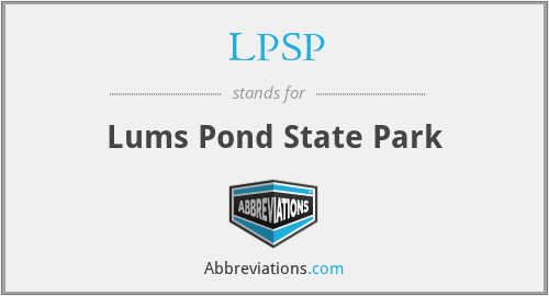 LPSP - Lums Pond State Park