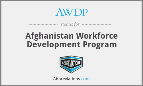 AWDP - Afghanistan Workforce Development Program