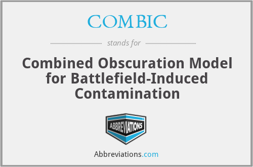 COMBIC - Combined Obscuration Model for Battlefield-Induced Contamination