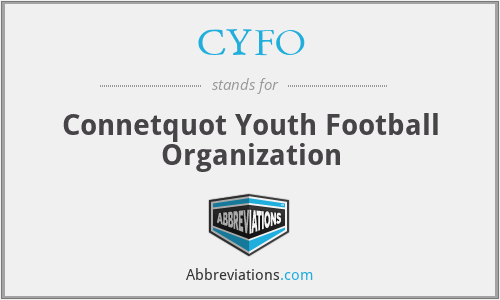 CYFO - Connetquot Youth Football Organization