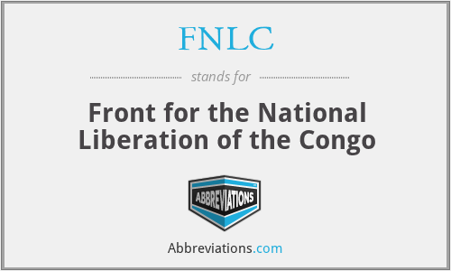 FNLC - Front for the National Liberation of the Congo