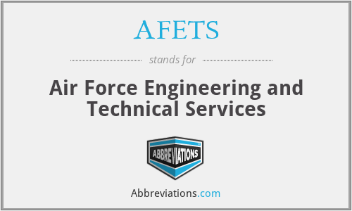 AFETS - Air Force Engineering and Technical Services