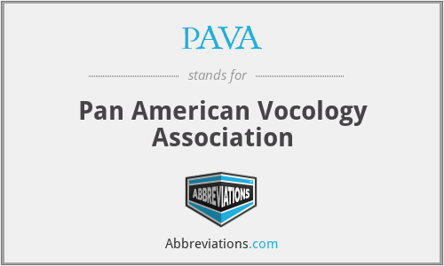 PAVA - Pan American Vocology Association