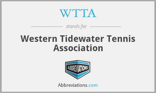 WTTA - Western Tidewater Tennis Association