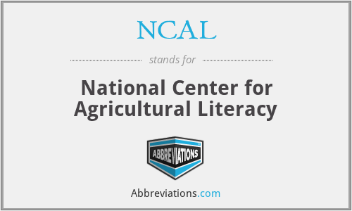 NCAL - National Center for Agricultural Literacy