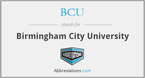 BCU - Birmingham City University