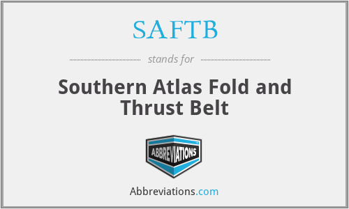 SAFTB - Southern Atlas Fold and Thrust Belt