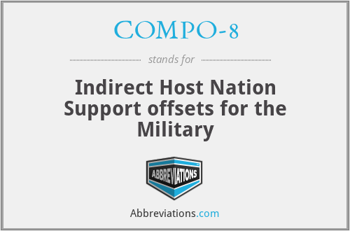COMPO-8 - Indirect Host Nation Support offsets for the Military