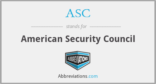 ASC - American Security Council