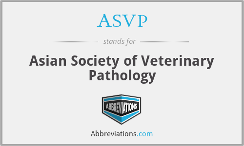 ASVP - Asian Society of Veterinary Pathology