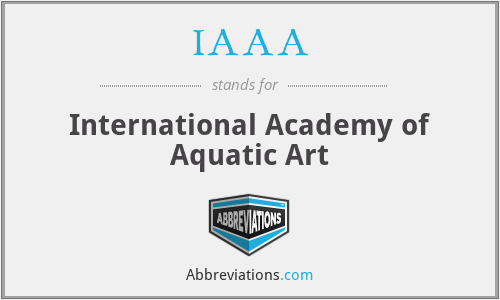 IAAA - International Academy of Aquatic Art