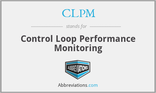 CLPM - Control Loop Performance Monitoring