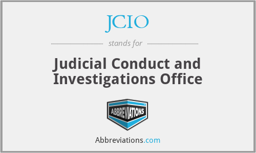 JCIO - Judicial Conduct and Investigations Office