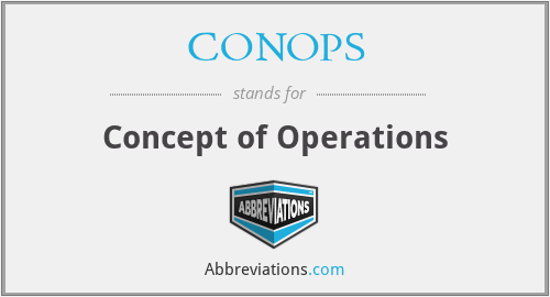 CONOPS - Concept of Operations
