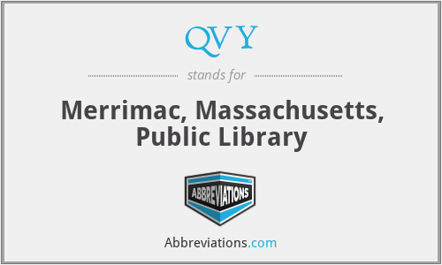 QVY - Merrimac, Massachusetts, Public Library