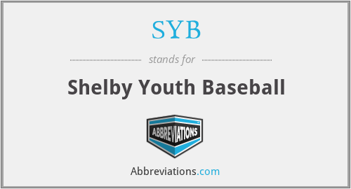 SYB - Shelby Youth Baseball