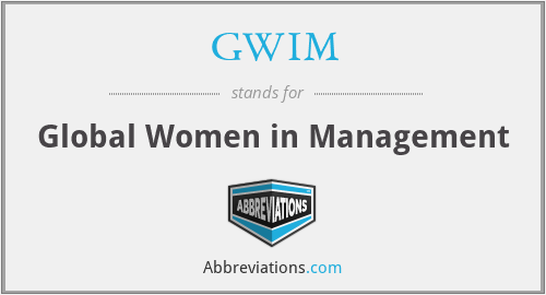 GWIM - Global Women in Management