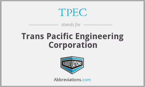 TPEC - Trans Pacific Engineering Corporation
